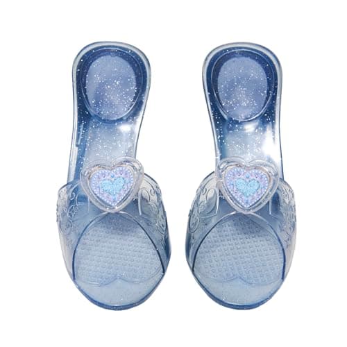 Image of Rubies 156737OS000 Blue Jelly Shoes Princess Kids Fancy Dress, Girls Halloween