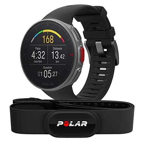 Image of Polar Vantage V with H10 – Premium GPS HRM Sports Watch for Men and Women with Ultra-Long Battery Life - Multisport and Triathlon Training (Heart Rate Monitor, Waterproof),Blue M/L