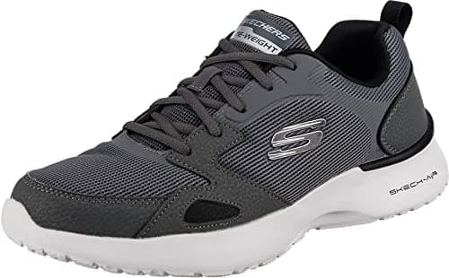 Image of Skechers Men's Skech-air Dynamight Venturik Sneaker,Charcoal Synthetic/Textile/Trim,8 UK