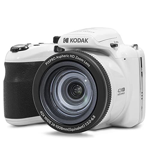 Image of KODAK Pixpro Astro Zoom AZ425 - Digital Bridge Camera, 42X Optical Zoom, 24mm Wide Angle, 20 Megapixels, 3" LCD, Full HD 1080p Video, Li-ion Battery - White