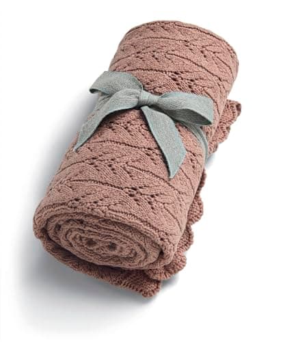 Image of Mamas & Papas Small Knitted Blanket, Wildflower