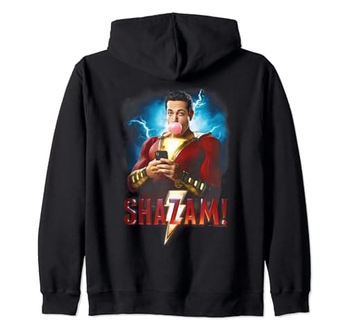 Image of Shazam! Movie Bubblegum Poster Zip Hoodie