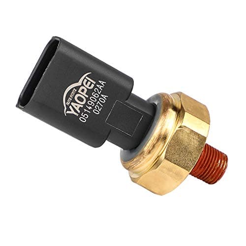 Image of Engine Oil Pressure Sensor Sender Switch 5149064AA 5149062AB Compatible with Dodge Ram 1500 2500 3500 Chrysler 200 Jeep Grand Cherokee for Volkswagen Replace# 5080472AA PS418 PS401 PS317 1S6755