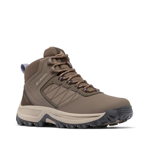 Image of Columbia Women's Transverse Hike WP Wide, Mid Rise Trekking and Hiking Boots, Mud/New Moon, 8 Regular