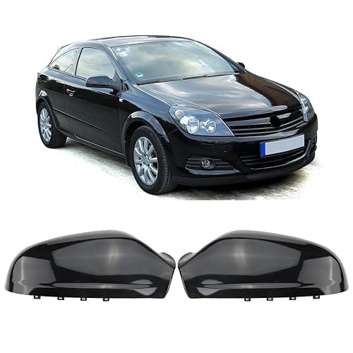 Image of Opaltool Door Wing Mirror Cover Fit for Opel Vauxhall Astra H MK5 2004 2005 2006 2007 2008 2009, Car Rearview Mirror Shells Side Wing Mirror Cover Cap