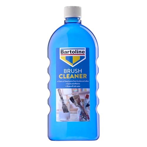 Image of Bartoline Brush Cleaner 1L, Effective Oil-Based Paint Remover for Brushes and Rollers, Water-Soluble Solvent with Conditioning Formula