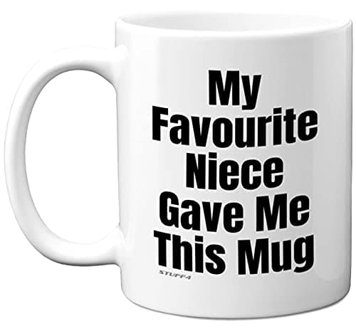 Image of Stuff4 Auntie Uncle Gifts from Niece, Uncle Auntie Mug 11oz Ceramic Coffee Mugs Dishwasher Safe, Birthday Gifts, from Niece, Best Best Aunty