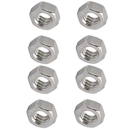 Image of TA-VIGOR 8Pcs Hex Nuts, 1/4"-20 UNC Self Locking Nuts, 304 Stainless Steel Insert Lock Nut for Bolts, Hexagon Nutstones for Lock Washers, Bolts, Screws