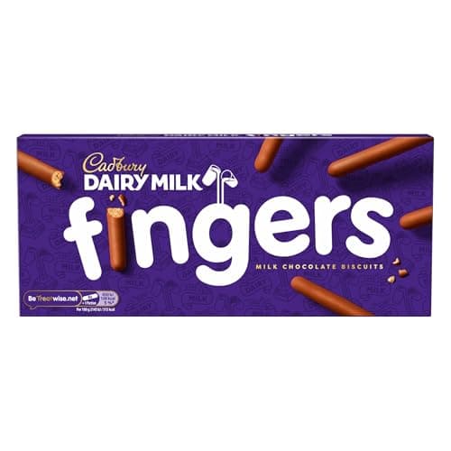 Image of Fingers Milk Chocolate Biscuits 114g (Pack Of 2) "Indulgence in every bite, a moment of pure decadence"