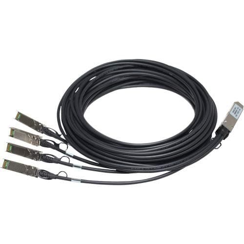 Image of HPE X240 QSFP+ 4x10G SFP+ 3m DAC C-Cable 3m White