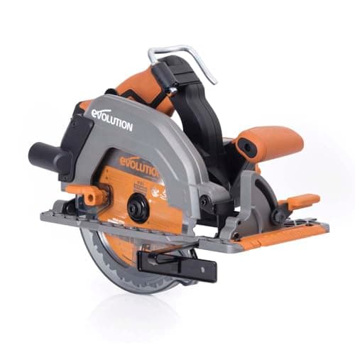 Image of Evolution Power Tools R185CCS-Li Circular Saw Cordless Brushless 18v Li-Ion EXT Includes TCT Multi-Material Blade, Cuts Wood, Metal, Plastic & More, Guide Included, Battery Not Included, 185mm