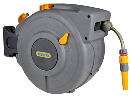 Image of Hozelock 2490R8000 Auto Reel hose box with 20 m hose, assorted colors