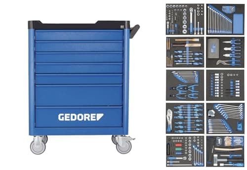 Image of Gedore WSL Litre/308 Tool Trolley Workster with 308 Pieces Tool Set