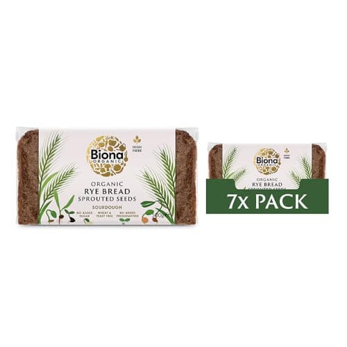 Image of Biona Rye Vitality Bread with Sprouted Seeds Organic, Pack of 7