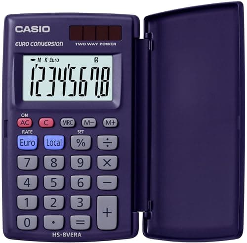 Image of HS-8VER Pocket and desktop calculator, Blue