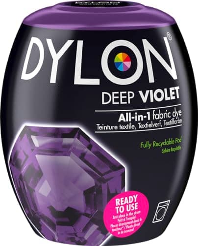 Image of DYLON Washing Machine Fabric Dye Pod for Clothes & Soft Furnishings, 350g – Deep Violet