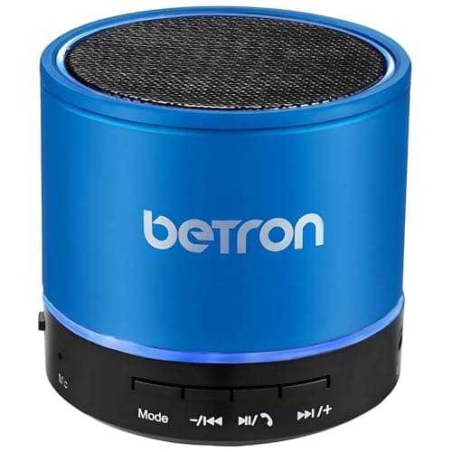 Image of Betron KBS08 Bluetooth Speaker, Wireless, Portable, Mini, Blue