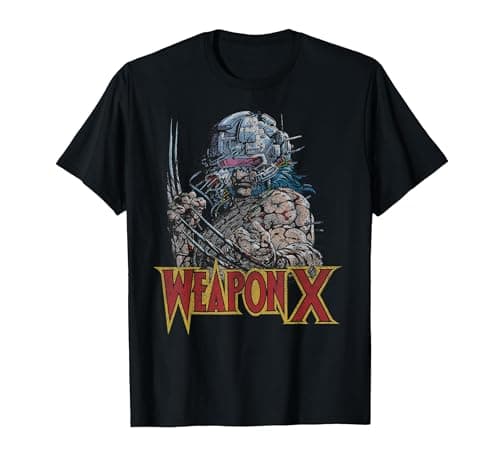 Image of Marvel Weapon X Portrait T-Shirt, Men, Black, XX-Large