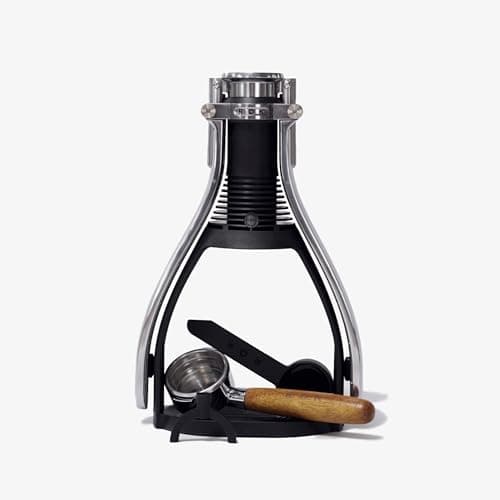 Image of ROK Presso Smartshot Manual Espresso Maker – Portable Hand Powered Coffee Machine, No Electricity, Home & Travel Use – Black