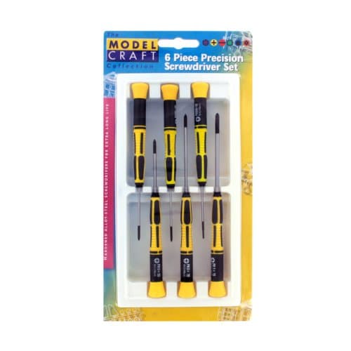 Image of Modelcraft 6-Piece Phillips Screw Driver Set, Pack of 6