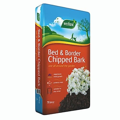 Image of SuperGift 70L Bed & Border Chipped Bark Insulates The Roots To Protect Them From Harsh Weather Conditions, Perfect For Use Around All Plants (WES)