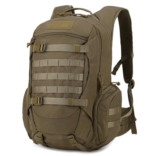 Image of Mardingtop 35L Military Tactical Backpack Practical Rucksack for Men Outdoor Hiking Backpack Patrol MOLLE Army Backpack for Hiking, Camping, Traveling