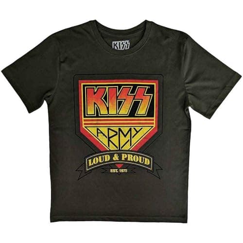 Image of Kiss Loud & Proud Official Tee T-Shirt Mens Unisex (XX-Large) Green