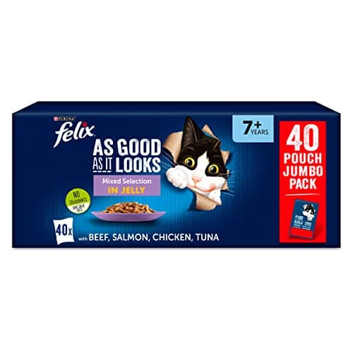 Image of Felix As Good As It Looks 7+ Cat Food Mixed 40x100g