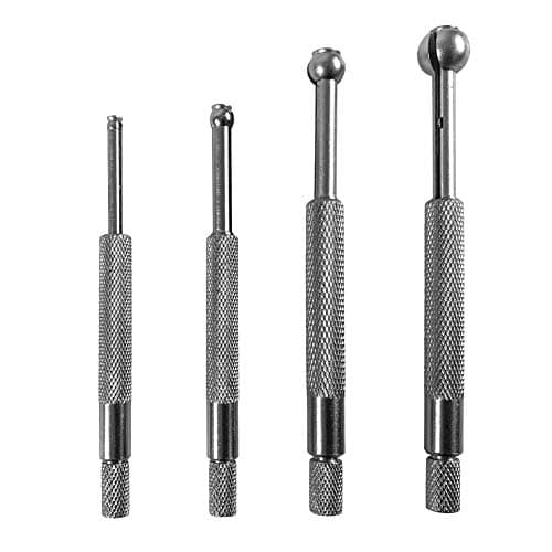 Image of QWORK® Small Hole Gauge Set Telescoping Full Round Bore Gauge, 4 pcs