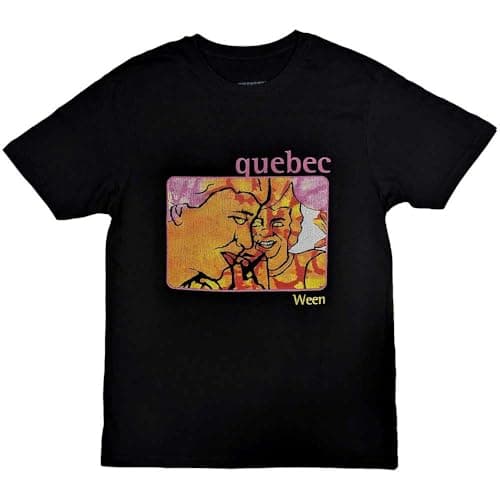 Image of Rock Off officially licensed products Ween Quebec Band Logo T Shirt M Black