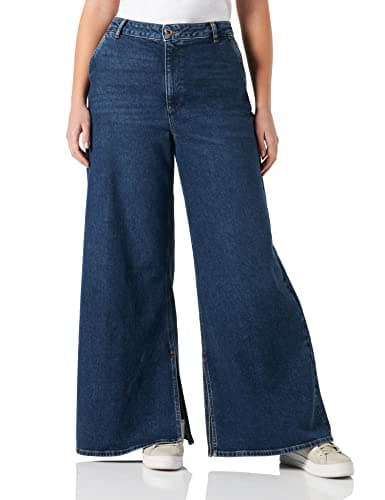 Image of United Colors of Benetton Women's Trousers, Blue Denim 901, 6