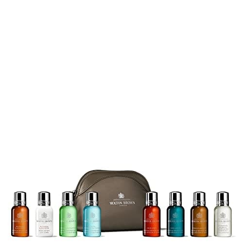 Image of Molton Brown The Classic Explorer Body & Hair Care Set & Mini Travel Bag - Gift Set for Men