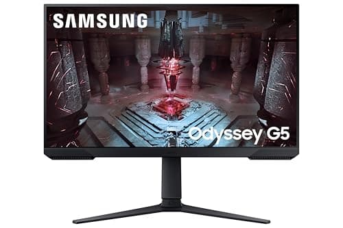 Image of Samsung Odyssey LS27CG510EUXXU 27" QHD Gaming Monitor - 165Hz, 1ms, 2560x1440, 1440p, HDR10, 2xHDMI, Displayport, Height Adjust