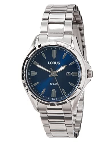 Image of Lorus RJ253BX9 Women's Analogue Quartz Watch with Metal Strap, Silver, Bracelet