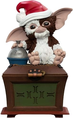 Image of Weta Mini Epics Vinyl Figure Gizmo with Santa Hat Limited Edition 12 cm 23-50-03746 Multi-Coloured