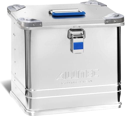 Image of Alutec Industrial 27 Aluminium Box (Capacity 27 Litres, Inner Dimensions (L x W x H) 350 x 245 x 315 mm, Dust/Splashproof, Tool Box, Storage Box, Weight 2.73 kg) 13027