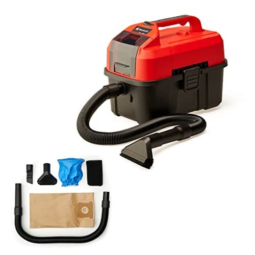 Image of Einhell Cordless Wet And Dry Vacuum Cleaner 18V Power X-Change, Powerful 90mbar Cleaning Of Your Home, Car, Garage or Workshop, Without Battery TC-VC 18/10 Li Solo