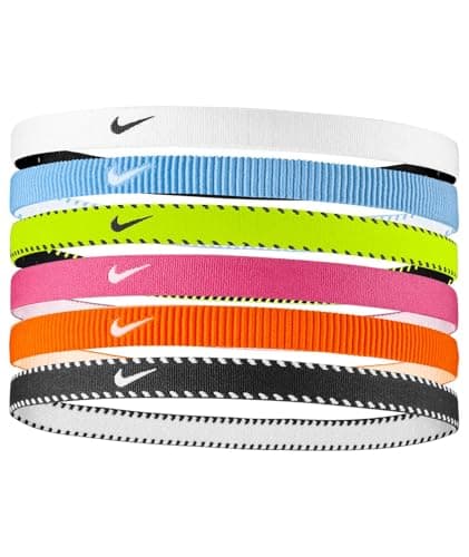 Image of Nike Flex Classic Headbands 6PK Sport Volt Elastic Hair Bands (6 Units)