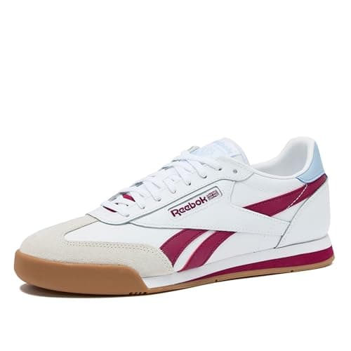 Image of Reebok Unisex Campio Xt Mens Sneakers, White/Very Berry/Y2k Blue, 9 UK