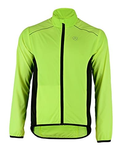 Image of DHERA Sports Wind Stopper Water Repellent Shower Proof Breathable Lightweight High Visibility Rain Cycling Men Jacket