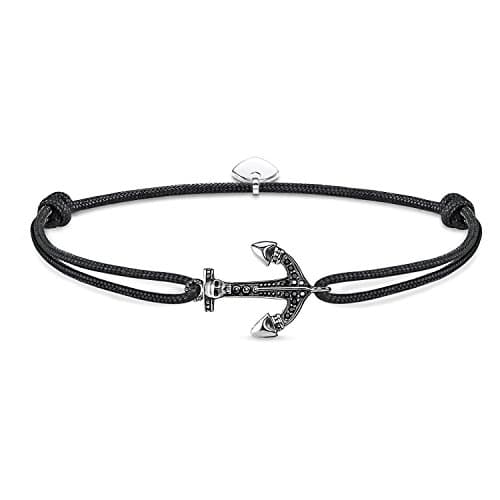 Image of Thomas Sabo Men Bracelet Little Secret Anchor blackened 925 Sterling Silver LS055-889-11-L22v