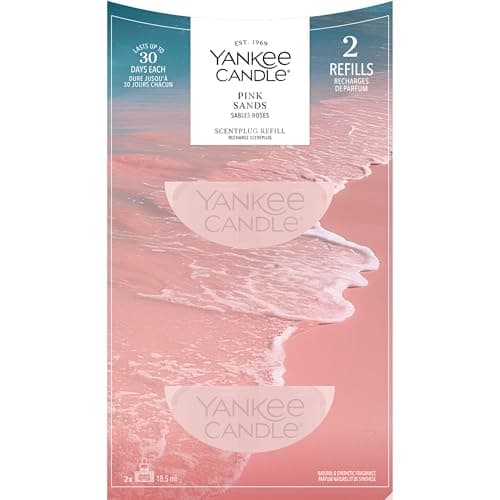 Image of Yankee Candle Scent Plug Refill | Pink Sands | for Small to Medium Spaces | Long-Lasting Fragrance