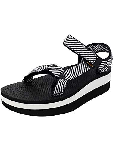 Image of Teva Women's Flatform Universal Sandal, Candy Stripe, 6 UK