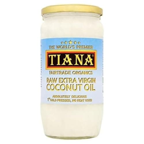 Image of Raw Extra Virgin Coconut Oil 750ml – Organic, First Cold-Pressed & Unrefined – Pure Coconut Oil for Cooking, Hair & Skin – Vegan & Fairtrade – TIANA