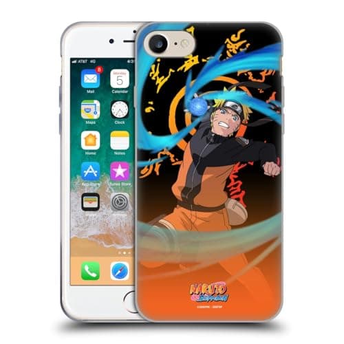 Image of Head Case Designs Officially Licensed Naruto Shippuden Naruto Uzumaki Character Art Gel Case [Military Grade] Compatible with Apple iPhone 7/8 / SE 2020 & 2022 and Compatible with MagSafe