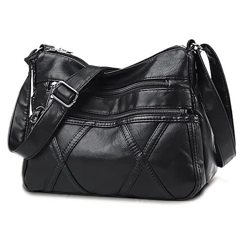 Image of Gladdon Handbags for Women Multi Pockets Casual Cross-body Bags Waterproof Purse and Shoulder Bags Slightly Messenger Bags for Daily Use
