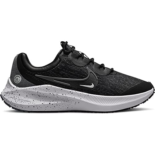 Image of NIKE Womens Zoom Winflo 8 Shield Running Trainers DC3730 Sneakers Shoes (UK 4.5 US 7 EU 38, Black Iron Grey 001)
