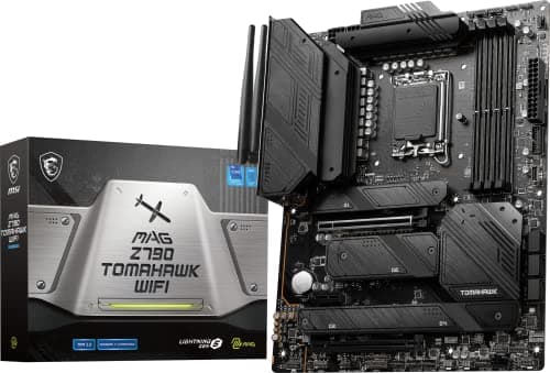 Image of MSI MAG Z790 Tomahawk WiFi Gaming Motherboard (Supports 12th/13th Gen Intel Processors, LGA 1700, DDR5, PCIe 5.0, M.2, 2.5Gbps LAN, USB 3.2 Gen2, Wi-Fi 6E, ATX)