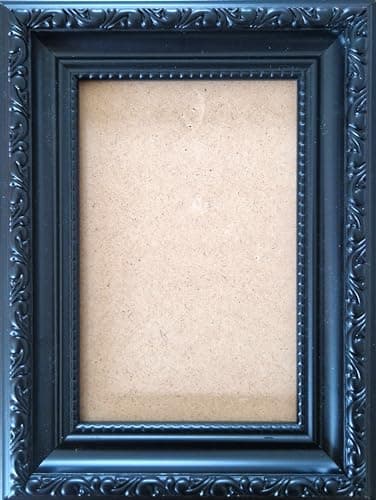 Image of Aryllis Vintage 7x5 Photo Frame, Black, Free-standing & Wall Mountable Premium Picture Frame with Perspex Front