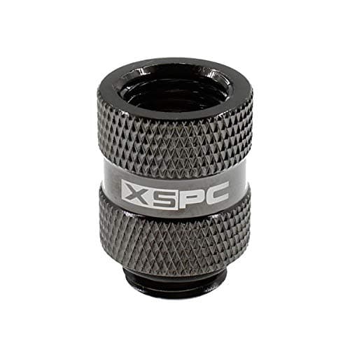 Image of XSPC G1/4 20mm Male to Female Fitting (Black Chrome)